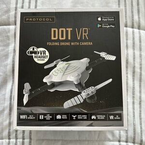 DOT VR Folding Drone with Camera - White